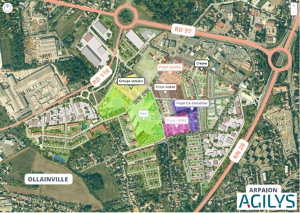 Activités / entrepôts à vendre – OLLAINVILLE (91290) – 2